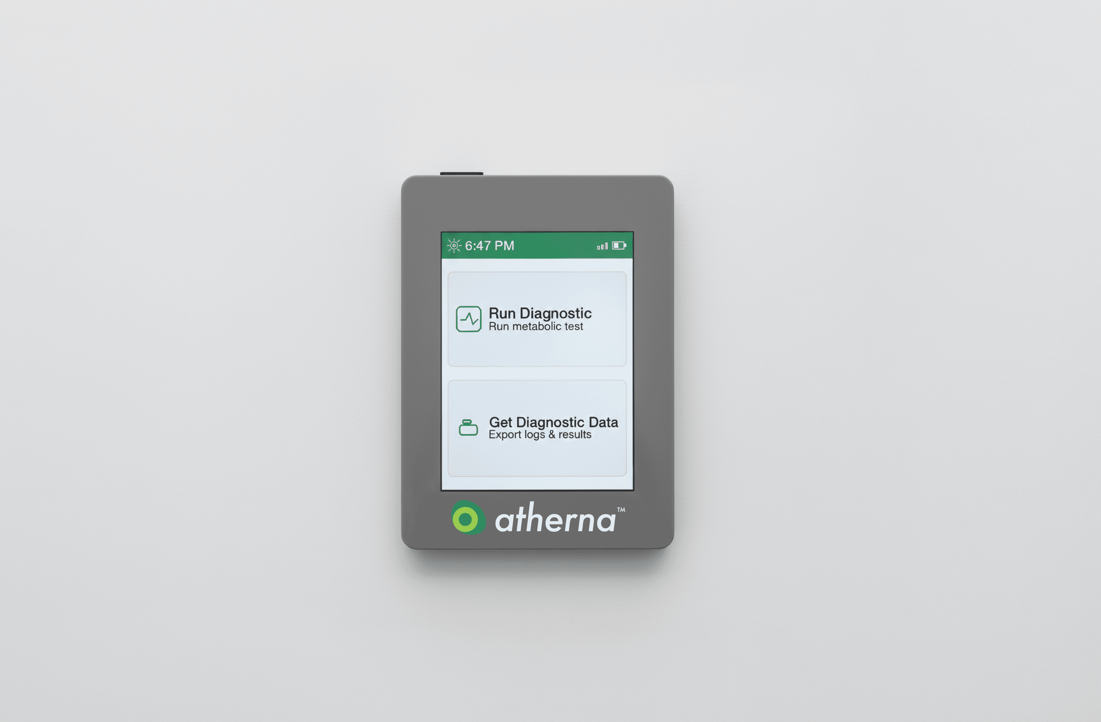 Atherna Mini device - front view